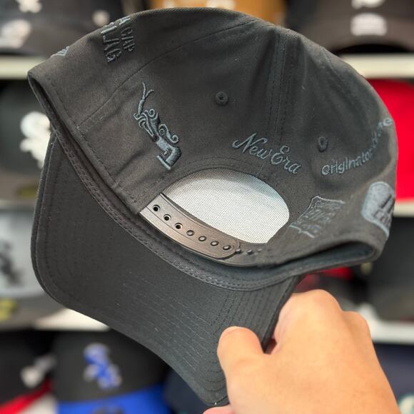 New Era Mexico WBC 'NE Anniversary' A-Frame 9FIFTY Snapback Black/Black - Picture 4 of 4